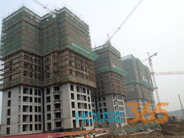 旺座城—海德堡PARK  7、8#楼施工进度（2014.04.24）