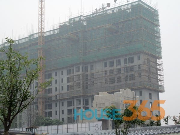 旺座城—海德堡PARK 8#楼施工进度（2014.04.24）