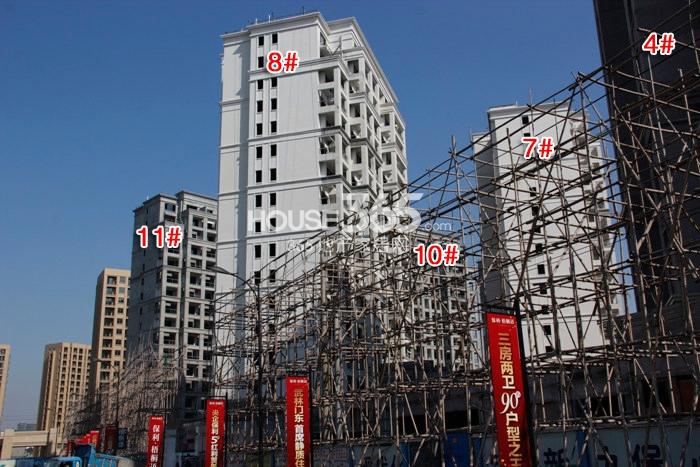 保利梧桐语4、7、8、10、11号楼施工进度 2015年2月摄