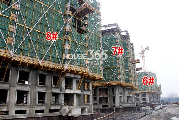嘉里云荷廷项目6、7、8号楼施工进程图（2015.3）