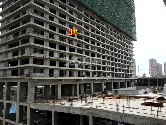 迪凯运河印象3号楼施工进度实景图 2015年6月摄 