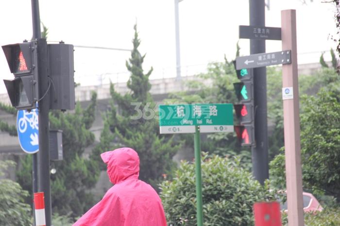 中海御道路一号杭海路实景图 2015年6月摄