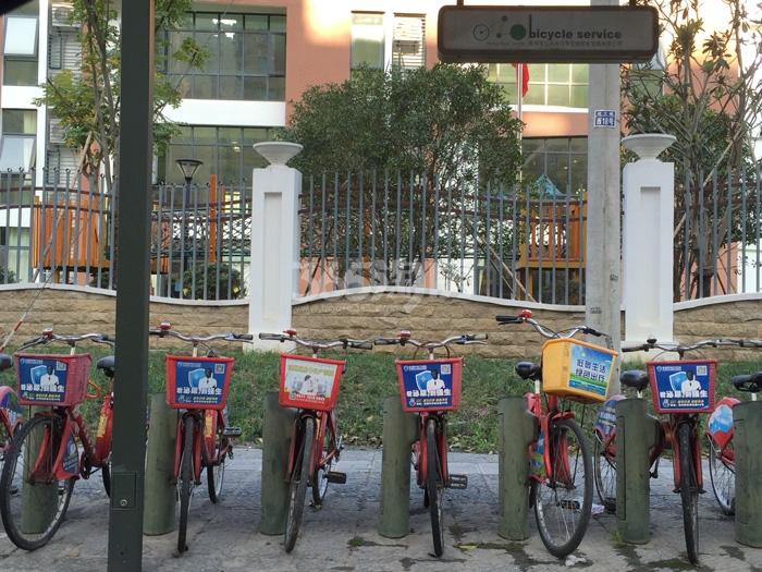 2015年11月申花壹号院项目周边公共自行车租借点