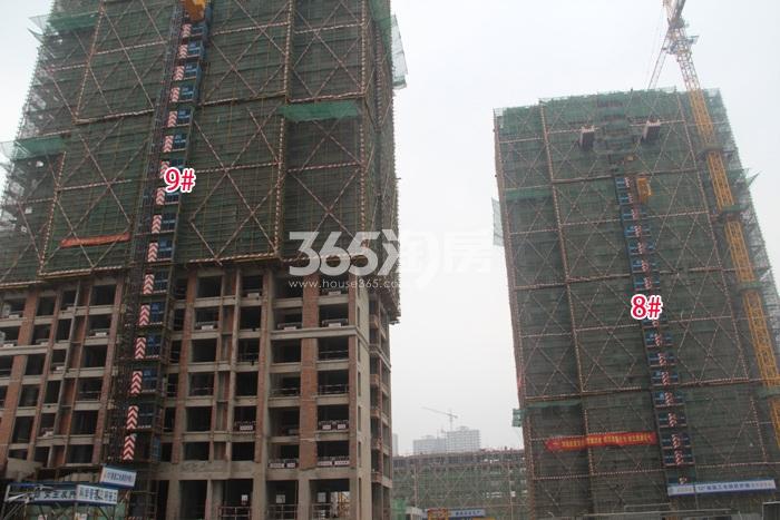 中国铁建江南国际城8、9号楼实景图 2016年1月摄