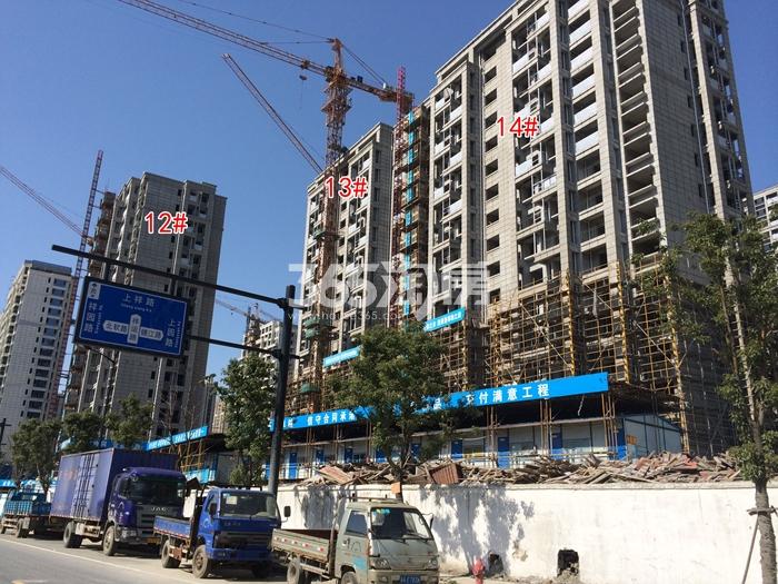 越秀星汇尚城12、13、14号楼施工进度实景图  2016年2月摄