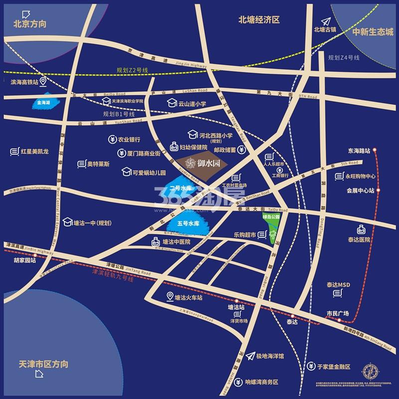 御水园交通图