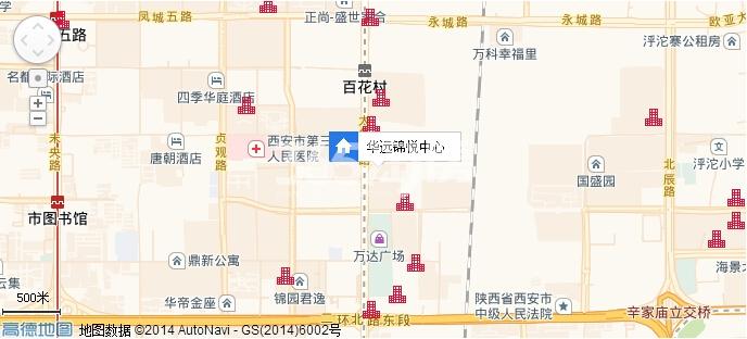 华远锦悦中心交通图