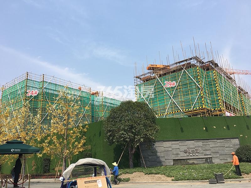 华夏四季24、29号楼施工进程（2017.3）