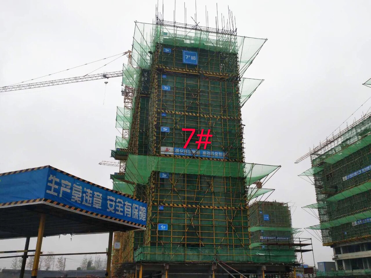 新城悦隽九里7#楼工程进度实景图（2018.11.15） 