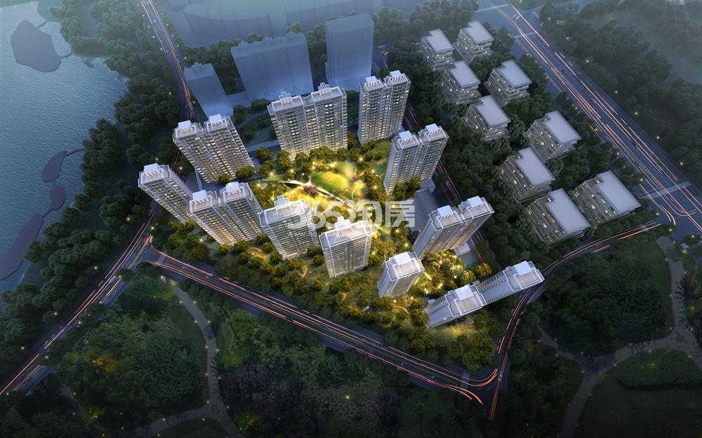 星央悦府楼栋鸟瞰图