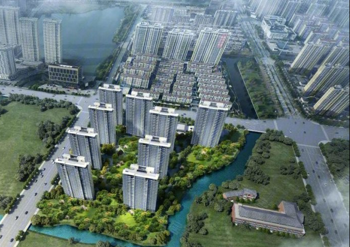 万科星遇光年鸟瞰图