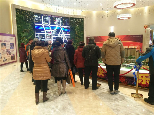 奥园国际城看房现场